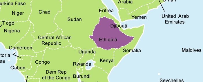 amharic region map